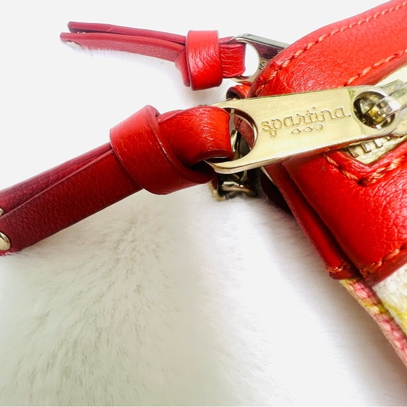 SPARTINA 449 Carson Cottage Linen Floral Adjustable Crossbody Shoulder Purse Bag - Picture 14 of 16